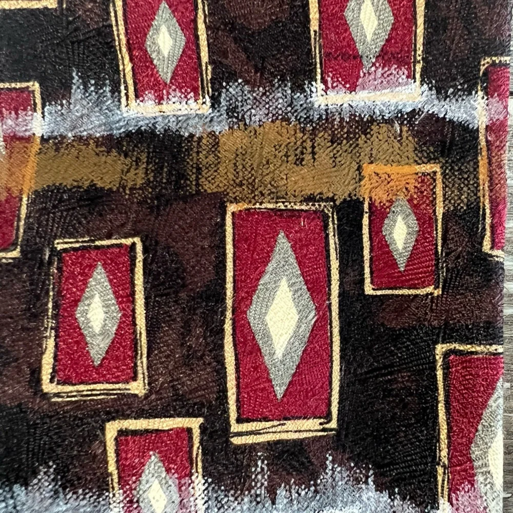 Robert‎ Talbott Omaggio 2 necktie men’s formal business tie vintage print silk
